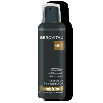 Deodorant Antiperspirant Ambitious 150 Ml, Gerovital Men