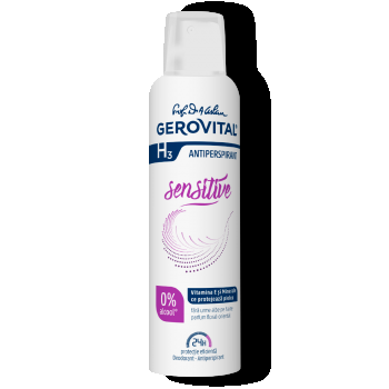 Deodorant Antiperspirant Sensitive 150 Ml Gerovital H3 ieftin