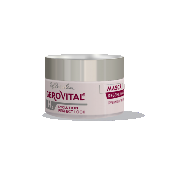 Mască Regenerantă Nocturnă Cu Acid Hialuronic 4d Decongestionează și Hidratează Intens Tenul, Efect Radiant, Gerovital H3 Evolution Perfect Look, 50 Ml Mască Regenerantă Nocturnă Cu Acid Hialuronic 4d Decongestionează și Hidratează Intens Tenul, Efect Radiant, Gerovital H3 Evolution Perfect Look, 50 Ml