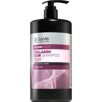 Sampon pentru Volum si Vitalitate 3D-flexibility cu Phyto Collagen - Dr. Sante Collagen Hair Shampoo, 0% Sls, 1000 ml