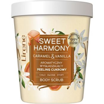 Scrub corporal Lirene Sweet Harmony caramel & vanilie, 200g