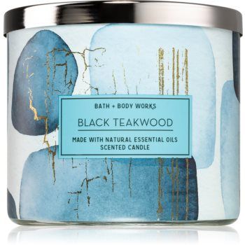 Bath & Body Works Black Teakwood lumânare parfumată I. de firma original