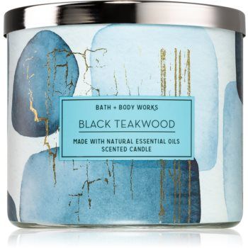 Bath & Body Works Black Teakwood lumânare parfumată I.