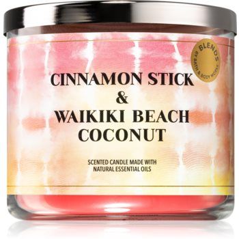 Bath & Body Works Cinnamon Stick & Waikiki Coconut Beach lumânare parfumată