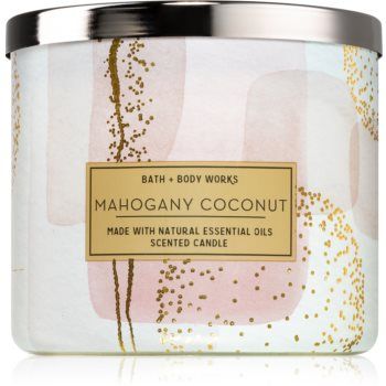 Bath & Body Works Mahogany Coconut lumânare parfumată II.