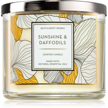 Bath & Body Works Sunshine and Daffodils lumânare parfumată II.