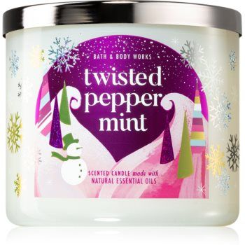 Bath & Body Works Twisted Peppermint lumânare parfumată I.