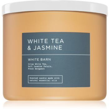 Bath & Body Works White Tea & Jasmine lumânare parfumată de firma original