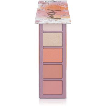 essence Peachy Blossom paletă cu iluminatoare și farduri de obraz