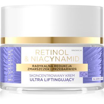 Eveline Cosmetics Retinol & Niacynamid crema de zi cu efect lifting 50+
