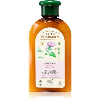 Green Pharmacy Burdock Oil Hair balm balsam de păr impotriva caderii parului