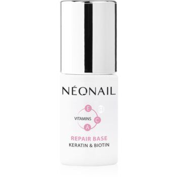 NEONAIL Repair Base lac de unghii intaritor cu keratina