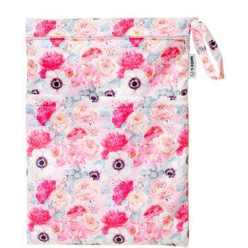 T-TOMI Wet Bag Flowers sac impermeabil