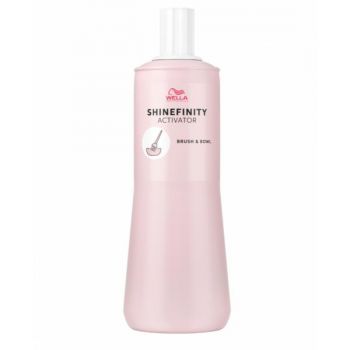 Activator pentru bol si pensula - Wella Professionals Shinefinity Activator 2% - Brush & Bowl Precise Application 1000 ml