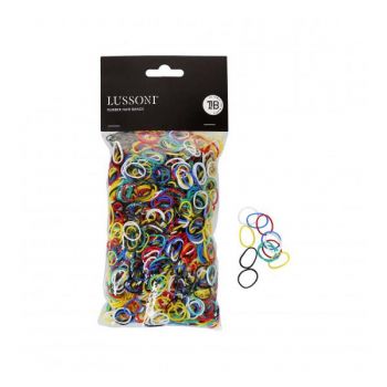 Elastice de par Lussoni Rubber Hair Bands, 100buc