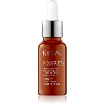 Eveline Cosmetics Glycol Therapy exfoliant pentru netezire impotriva primelor semne de imbatranire ale pielii