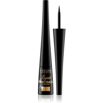 Eveline Cosmetics Liquid Precision 2000 Procent eyeliner cu efect matifiant