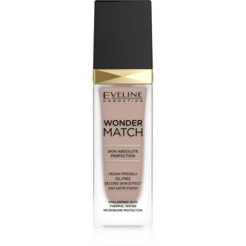 Eveline Cosmetics Wonder Match fard lichid de lunga durata cu acid hialuronic