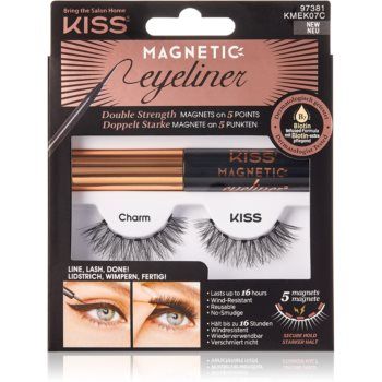 KISS Magnetic Eyeliner & Eyelash Kit gene magnetice de firma originale