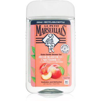 Le Petit Marseillais White Peach & Nectarine Bio gel de duș mătăsos