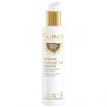 Lotiune de corp cu protectie solara Guinot Longue Vie Lait Solaire SPF50 150ml