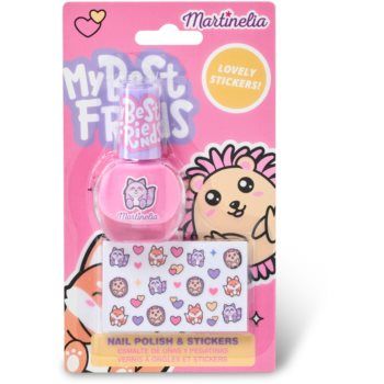 Martinelia My Best Friends Nail Polish & Stickers set (pentru copii)