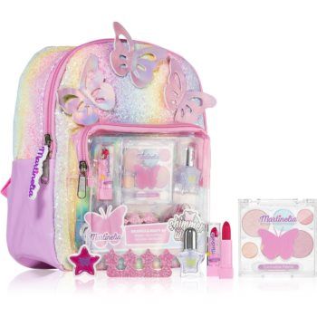 Martinelia Shimmer Wings Bagpack & Beauty Set set cadou pentru copii