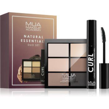 MUA Makeup Academy Duo Set Natural Essentials set cadou (pentru ochi)
