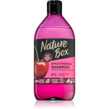 Nature Box Cherry sampon pentru indreptarea parului pentru par indisciplinat ieftin