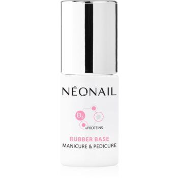 NEONAIL Manicure & Pedicure Rubber Base baza gel pentru unghii cu proteine