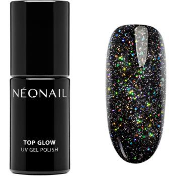 NEONAIL Top Glow lac gel de unghii pentru acoperirea superioară