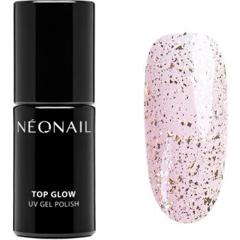 NEONAIL Top Glow lac gel de unghii pentru acoperirea superioară