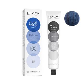 Nuantator de culoare - Revlon Professional Nutri Color Filters nuanta 190 Albastru, 100 ml la reducere