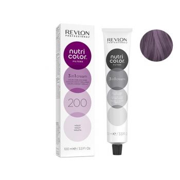 Nuantator de culoare - Revlon Professional Nutri Color Filters nuanta 200 Violet, 100 ml de firma original