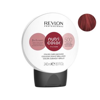 Nuantator de culoare - Revlon Professional Nutri Color Filters nuanta 500 Purple Red, 240 ml de firma original