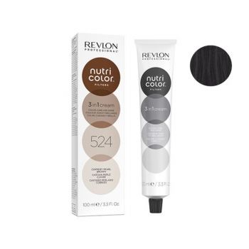 Nuantator de culoare - Revlon Professional Nutri Color Filters nuanta 524 Maro Coppery Pear Brown, 100 ml