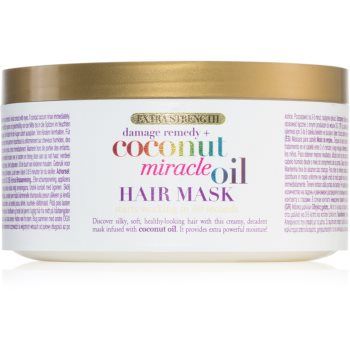 OGX Coconut Miracle Oil mască profund fortifiantă pentru păr cu ulei de cocos