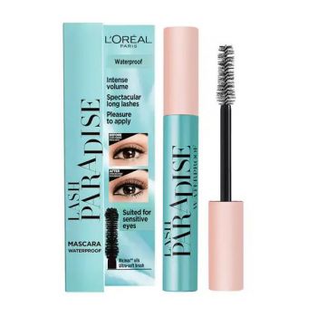 Rimel pentru Volum si Alungire - L'Oreal Lash Paradise Eye Mascara Waterproof, Black, 6.4 ml la reducere