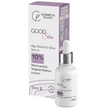 Ser de Protectie si Stralucire Cosmetic Plant Good Skin Age Shield & Glow Serum, 30ml ieftin