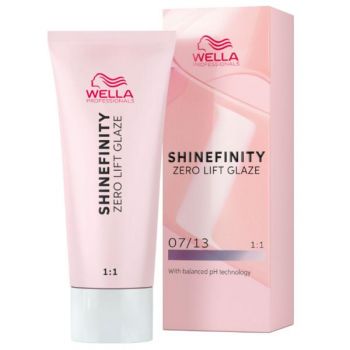 Vopsea Translucida Demipermanenta - Wella Professionals Shinefinity Zero Lift Glaze, nuanta 07/13 Toffee Cream, 60 ml