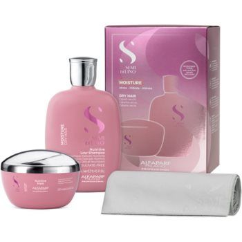 Alfaparf Milano Semi di Lino Moisture set (pentru hidratare si stralucire) pentru par uscat