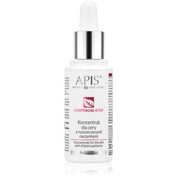 Apis Natural Cosmetics Couperose-Stop produs concentrat pentru ingrijire pentru piele sensibila cu tendinte de inrosire