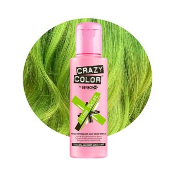 Crazy Color - Crema nuantatore semi permanenta no.68 Lime Twist 100ml ieftina