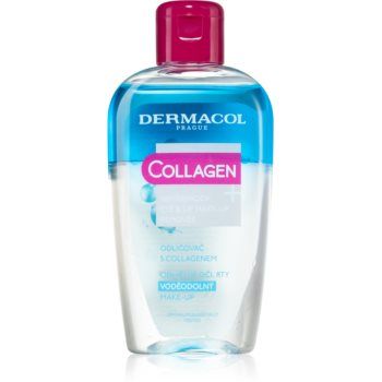 Dermacol Collagen+ demachiant bifazic rezistent la apa pentru buze si ochi