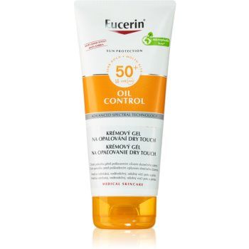 Eucerin Sun Dry Touch Oil Control gel cremă pentru plajă SPF 50+