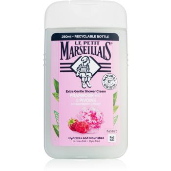 Le Petit Marseillais Raspberry BIO & Peony gel cremos pentru dus