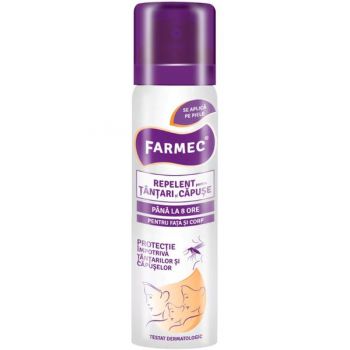 Repelent pentru Tantari si Capuse Farmec, 150 ml de firma originala