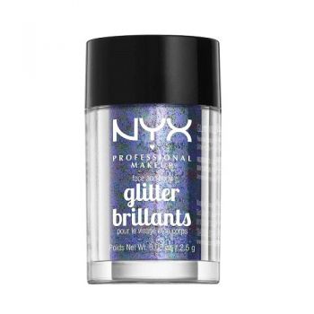 Sclipici pentru fata si corp, NYX, Glitter, 11 Violet, 2.5 g