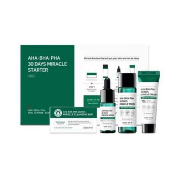 Set ingrijire ten acneic, Aha Bha Pha, 30 Days Miracle Starter Travel, Some by Mi, 85g