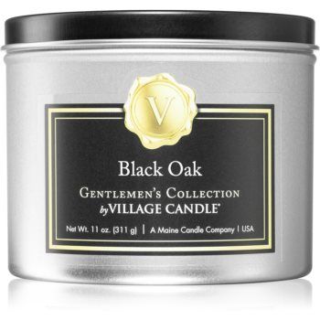 Village Candle Gentlemen's Collection Black Oak lumânare parfumată în placă